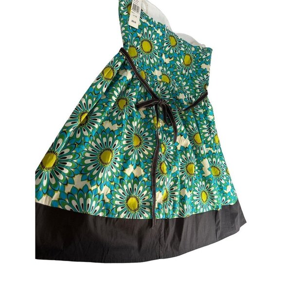 Trixxi Womens Jrs Strapless Sun Dress Empire Waist Multicolored Size 11 NWT - Picture 8 of 9